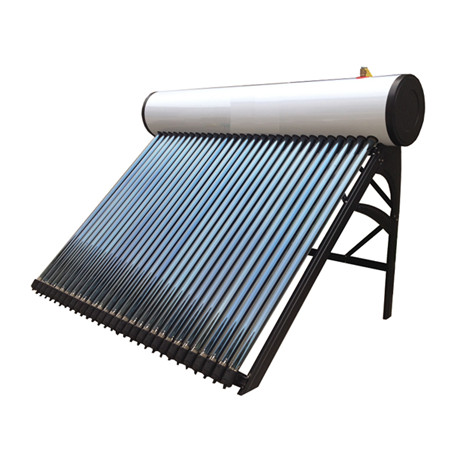 Sistem Kolektor Panas Surya Tabung Sirip Absorber Panel Datar untuk Pemanas Air Panas